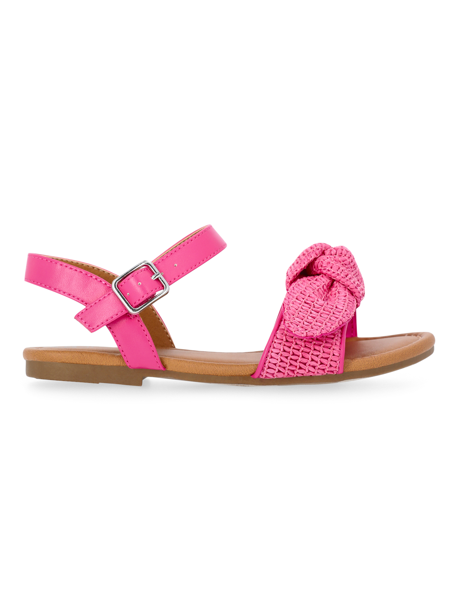 Wonder Nation Girls Raffia Swim Bow Sandals