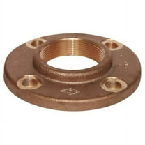 Manufacturer Varies Red Brass Flange, FNPT, 1-1/4" Pipe Size 4TJK1