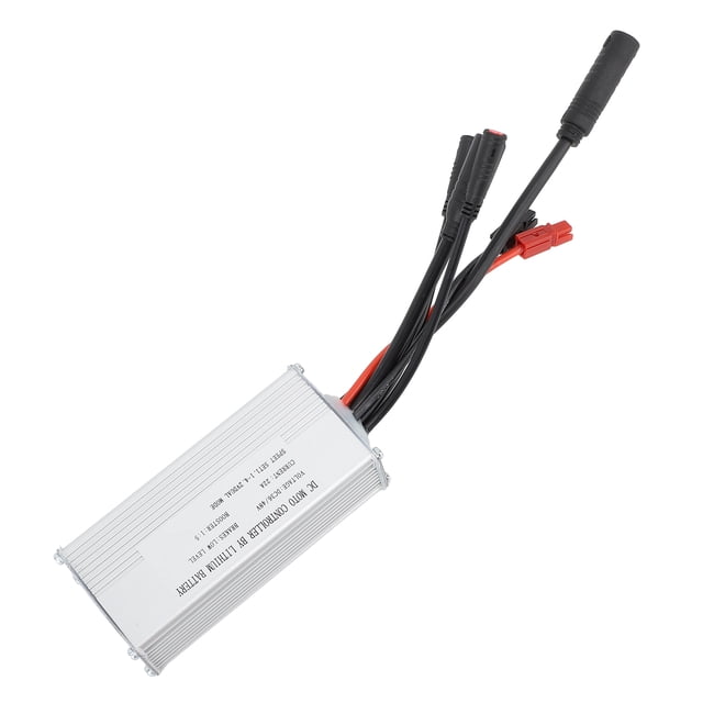 Controlador De Motor Sin Escobillas Para Bicicleta, aleación De Aluminio Y Caucho 22A Controlador De Bicicleta Eléctrica Conector Impermeable Para Reemplazo