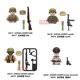 thumbnail image 2 of Asuntos militares infantería soviética privada Afrika Korps bloques de construcción modelo ladrillos mini figuras de juguete de acción juguete para regalo para niños, 2 of 2