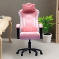thumbnail image 1 of Silla de juegos a escala 1:6, modelo de muñeca, accesorios de decoración, silla de juego de oficina para figuras de acción de 12 pulgadas, modelo de rosa, 1 of 8