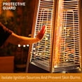 thumbnail image 5 of PUKNLY 48,000 BTU Propane Patio Heater with Wheels & Cover - Outdoor Commercial Residential Heater for Garden, Terrace, Poolside, 5 of 7