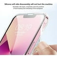thumbnail image 5 of SOATUTO for iPhone 13 Clear Phone Case Transparent Shockproof Crystal Clear Shock-Absorption Corners Matt Hard Back with Soft Edge Compatible for iPhone 13 Case 6.1 Inch 2021 - Clear, 5 of 7