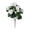 A007- White, variant on Artificial Geranium Flowers Single Stem Coral Pink Fake Begonia Blooms Faux Floral Stems for Indoor Outdoor Arrangements Home Porch Wedding Spring Decor Single Pack