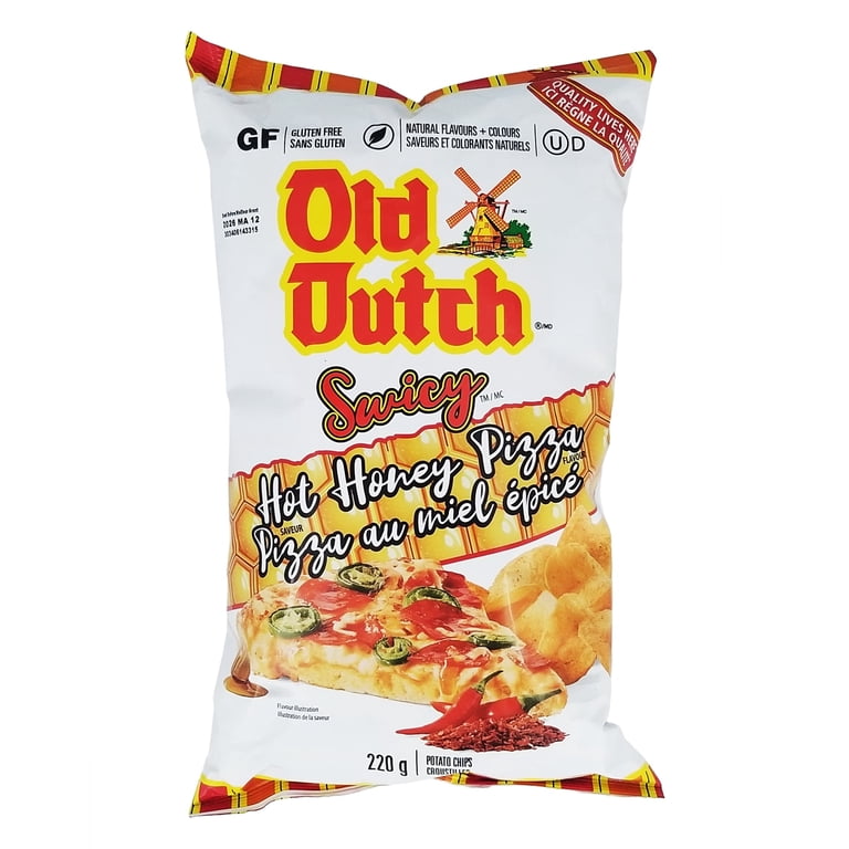 Old Dutch Swicy Hot Honey Pizza Potato Chips 220g (7.8 oz