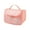 Pink, variant on Wovilon Translucent Waterproof , Set Frosted Translucent Pvc With Zipper Handle Portable Travel Bag, Hangable And Handy
