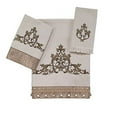 thumbnail image 2 of Monaco Embroidered Fingertip Towel - Ivory, 2 of 2