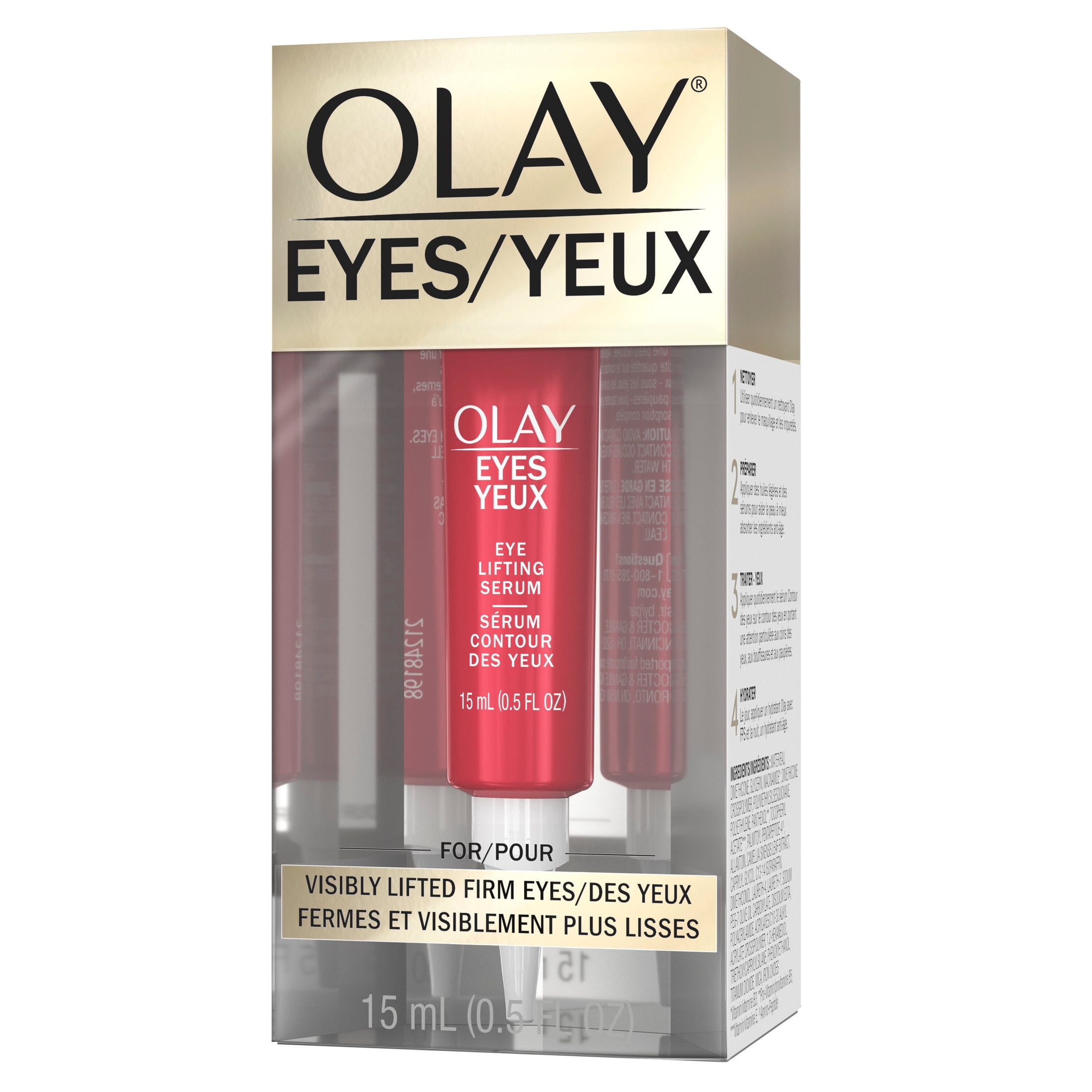 Olay Eye Lifting Serum for Firming & Hydrating, Fragrance-Free, 0.5 fl oz