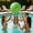 Green, variant on Inflatable Sea Print Beach Ball Large Water Play Ball for Summer Pool Party Outdoor Games with Thickened PVC Material and Four Color Options
