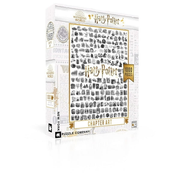 New York Puzzle Company Chapter Art 1000 Piece Jigsaw Puzzle