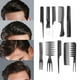 thumbnail image 4 of Material de Alta Peinado Peinado, Peines de Barbero, Amantes de la Belleza Anticorrosión Fáciles de Limpiar para Estilista Profesional, 4 of 7