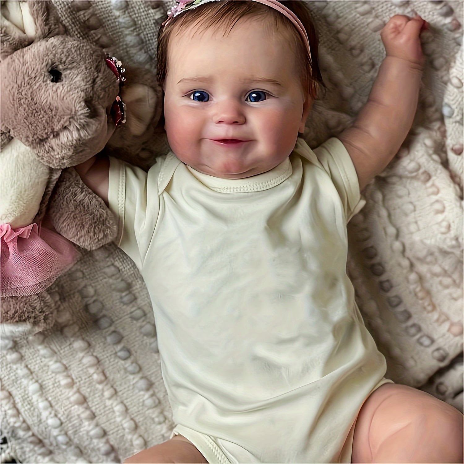 Dayoff Kids Lifelike Reborn Baby Dolls - 19 Inch Realistic Baby Doll (No Accessories) For Kids Age 3+