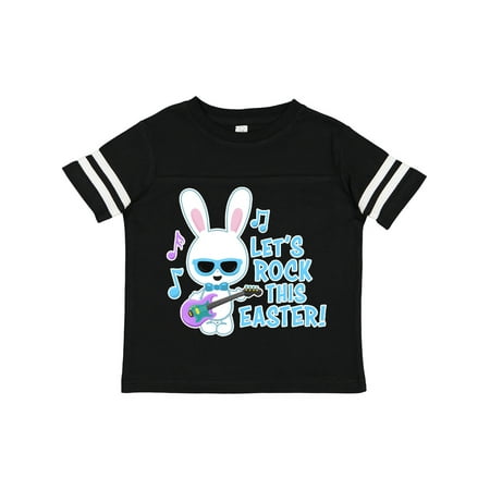 

Inktastic Lets Rock This Easter with Bunny and Guitar Gift Toddler Boy Girl T-Shirt