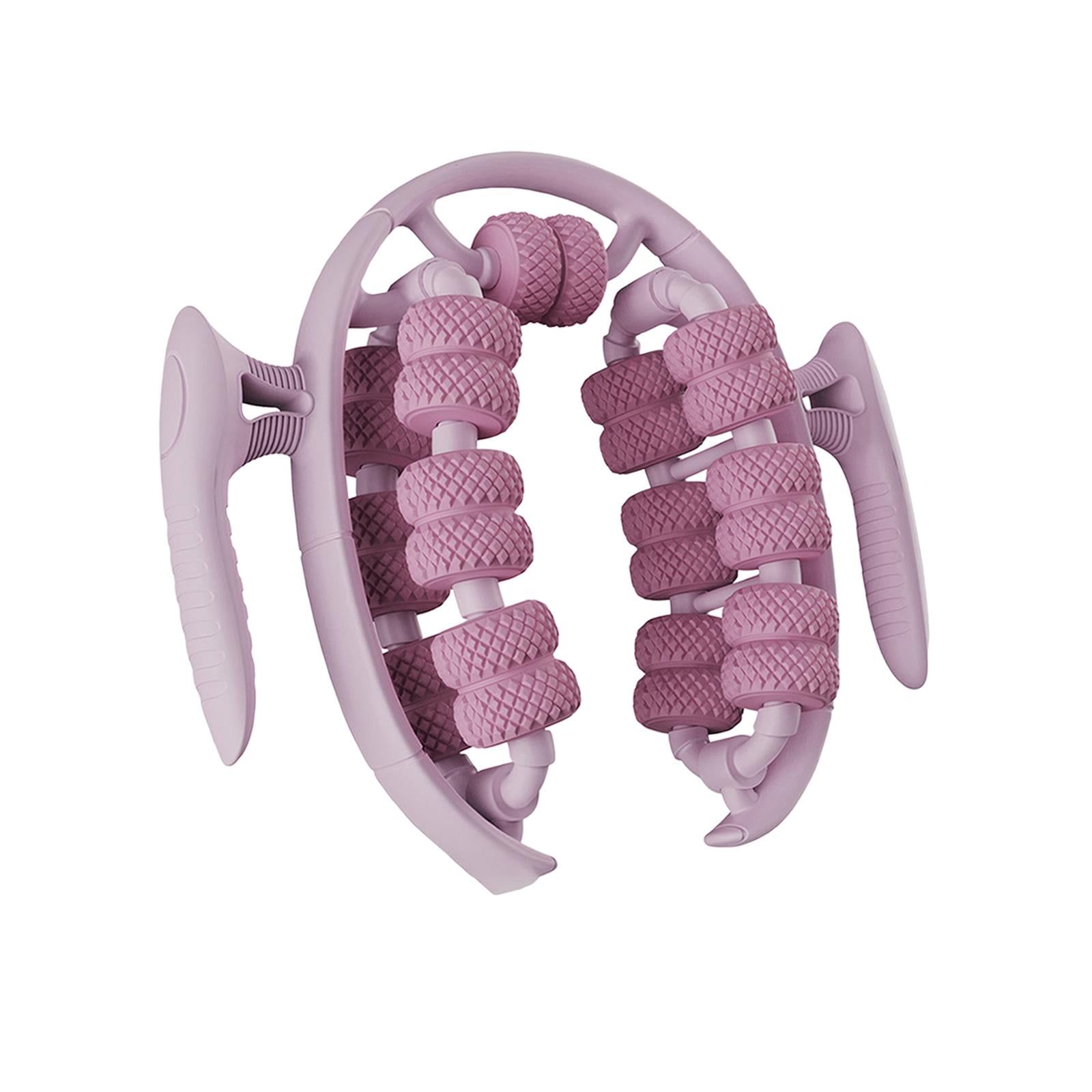 Gazechimp Massage Roller Anti Slip Muscle Relax Roller Leg Massager for Legs Arm Thigh pink