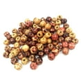 thumbnail image 5 of S SERENABLE 5x100pcs 10mm Mixed Round Wooden Beads for Jewelry Making Loose Spacer Charms 5 Pcs, 5 of 7