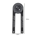 thumbnail image 2 of BLEEUS Miter Saw Protractor Angle Gauge Bevel Protractor For Building Trades (Black)Student Supplies, 2 of 10