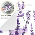 thumbnail image 2 of Lavender Flower Dish Drying Mats Kitchen Mat Microfiber Counter Absorbent Dish Pad Drainer Rack 16"x18", 2 of 7