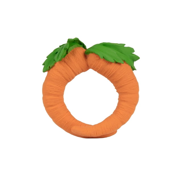 Juguete de caucho natural Teether Oil & Carol Cathy The Carrot