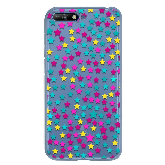 Funda para Huawei Y6 2018 InstaCase Protector Antigolpes Estrellas de Colores