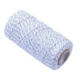 thumbnail image 4 of Becaristey Ficelle en Coton Ficelle Double Couleur pour Bricolage Gris et Blanc 1 Ensemble, 4 of 6
