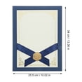 thumbnail image 2 of FRCOLOR 1 Set Paper Certificate Cover File Display Holder Document Protective Cover Diploma Cover, 2 of 8