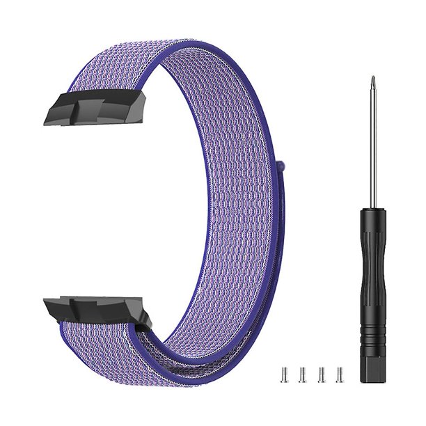 Para Gt Cyber Smartwatch Band-pulsera-ajustable Correa de nailon tejida a la moda