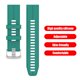 thumbnail image 5 of Correa de pulsera de muñeca para Garmin Forerunner 955 / Descent G1 (verde oscuro) WDOplteas Para estrenar, 5 of 9