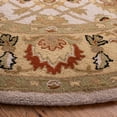 thumbnail image 3 of SAFAVIEH Heritage Nicola Floral Wool Area Rug, Ivory/Light Gold, 8' x 8' Round, 3 of 8