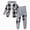 A155-Black, variant on Ccpelsie Boys Casual Color Block Sweatshirt Sets, Font Pattern Print Top and Long Pants Fall Winter Outfits for Kids 8-12T(Black,5Y)