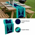 thumbnail image 5 of Tropical Fish Table Runner - 108 Inch Long, Kitchen Dining Table Runner Dresser Scarves, Mandalas Boho Modern Green Abstract Stripe Farmhouse Decor for Coffee Tables Wedding Party Banquet, 5 of 8