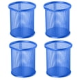 thumbnail image 2 of SPRING PARK Round Steel Mesh Pencil Holder, Black, 4 Count, 4 Pack, 2 of 7