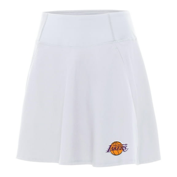 Women's Antigua White Los Angeles Lakers Chip Skort