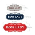 thumbnail image 2 of Signs ByLITA Designer Boss Lady Sign (Brushed Silver) - Small, 2 of 5