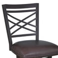 thumbnail image 3 of Fargo 26" Barstool in Auburn Bay finish with Brown Pu upholstery, 3 of 3