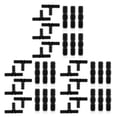 thumbnail image 3 of ZheElen 12pcs Plastic Large Quantity Hose Connector For Extensive Irrigation Systems Wide Applications 3Set, 3 of 6