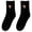 Black, variant on Women's Thermal Socks Above-Ankle Cow Printed Thick Winter Socks Soft Cute Home Wear Hosiery