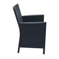 thumbnail image 4 of Compamia Chaise d'Extérieur Aspect Osier California en Gris Foncé, 4 of 12