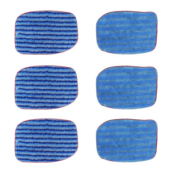 MC1375/MC1385 Microfiber Steam Mop Pads: 6 Pack S