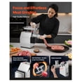 thumbnail image 6 of Electric Meat Mincer #12 - 850W Heavy Duty Sausage Stuffer, 7lbs/min, 2 Blades & Plates - Kitchen/Restaurant, 6 of 9