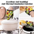 thumbnail image 7 of Pofeuu Tiger Swallowtail On Flowers Print Thickened Mini Silicone Oven Mitts Heat Resistant, Rubber Oven Mitt Gloves, Finger Pinch Grips, Pot Holder, Silicone Potholder, 7 of 7