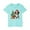 Blue, variant on Zwiiyzr Toddler Boys and Girls Christmas Shirts Fashion Cute Printed Casual Short Sleeve Crewneck Cotton Top 3-10 Years Black