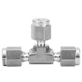 thumbnail image 4 of Conector de virola de compresión, Conector de virola de compresión Conector en T igual Conector de virola de acero inoxidable Funcionalidad inteligente, 4 of 14