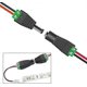 thumbnail image 3 of 30 Pieces 12V/24V DC Male Plug Connectors, 5.5 x 2.1 mm DC Power Adapter Screw Terminal Connector, for CCTV Camera LED Strip (Green), 3 of 4