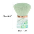 thumbnail image 2 of Unique Bargains 1 Pc Portable Foundation Brush for Business Travel Green Artificial Fiber Wool Plastic, 2 of 5