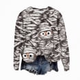 thumbnail image 3 of Godom Halloween Womens Sweatshirts Pumpkin Graphic 2025 Fall Long Sleeve Shirts Crewneck Lightweight Casual Pullover Tops, 3 of 4