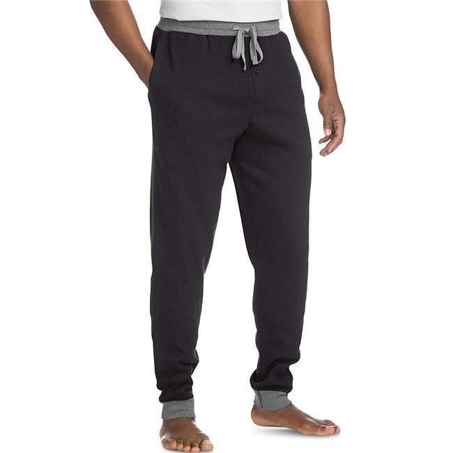 waffle knit jogger pants