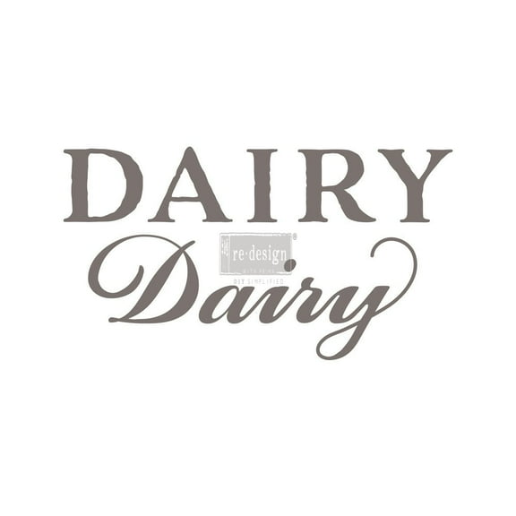Prima Re-Design Decor Colored Transfer-Dairy 20"X36.2"