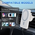 thumbnail image 2 of Wireless Charger Magnetic Car phone Holder for iPhone 17 16 15 14 13 Pro Max 12 Phone Car Accessories 15W Fast Charging Car Mount Charger, 2 of 12