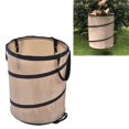 thumbnail image 4 of Oxford Cloth Collapsible Container, Leaf Trash Can 37.8L Capacity Reinforced Steel Spring Stable Standing  For Outdoor For Picnics, 4 of 8