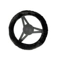 thumbnail image 1 of Natural Auto Sheepskin Steering Wheel Cover, 1 of 3